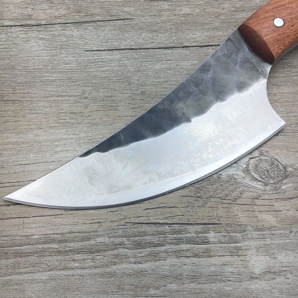 Острый нож из высокоуглеродистой стали ручной работы фиксированный охотничий