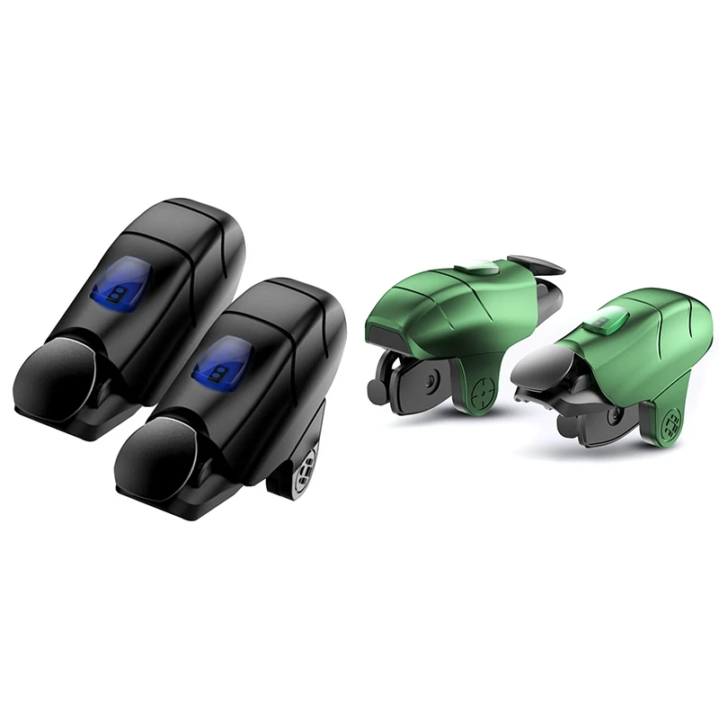 2 набора мобильный игровой контроллер геймпад L1R1 триггер кнопка прицела цвет