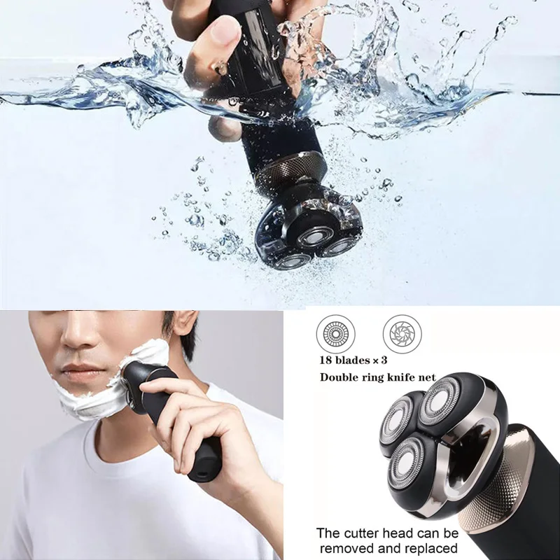 Электробритва для мужчин бритва мужская xiaomi триммер бороды тример