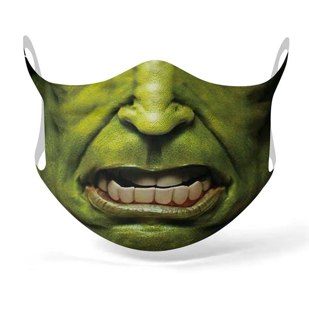 Забавная Пылезащитная многоразовая маска для хэллоуивечерние женщин и мужчин
