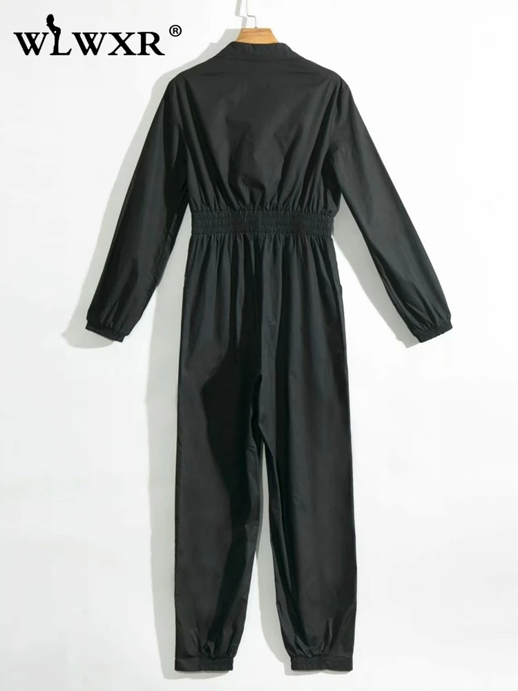 WLWXR Осень зима повседневный сексуальный Облегающий комбинезон для женщин