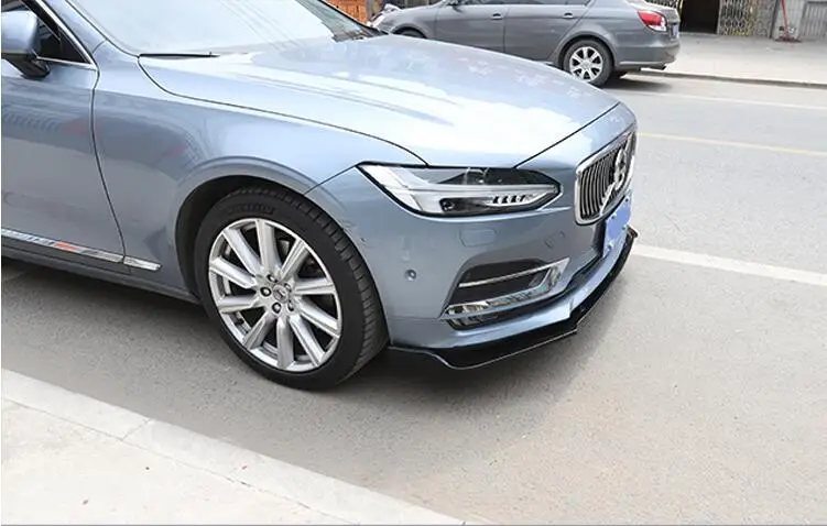 Защитный диффузор для заднего бампера Volvo S90 ABS 2018 2019 комплект кузова бампер