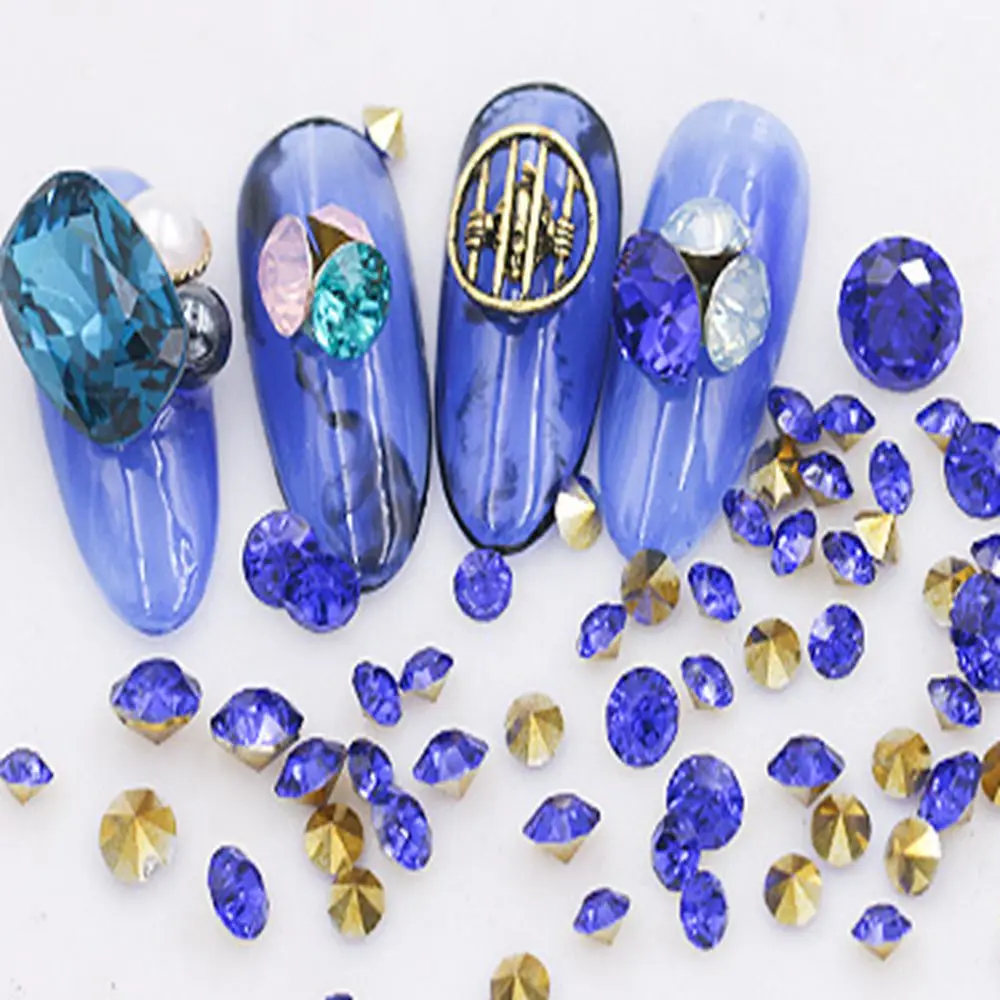 

12 Colors/box 1200pcs Mixed Size Resin Point bottom Rhinestones Glue On Diamond Jewelry Nail Art Wedding Dress Decoration DIY