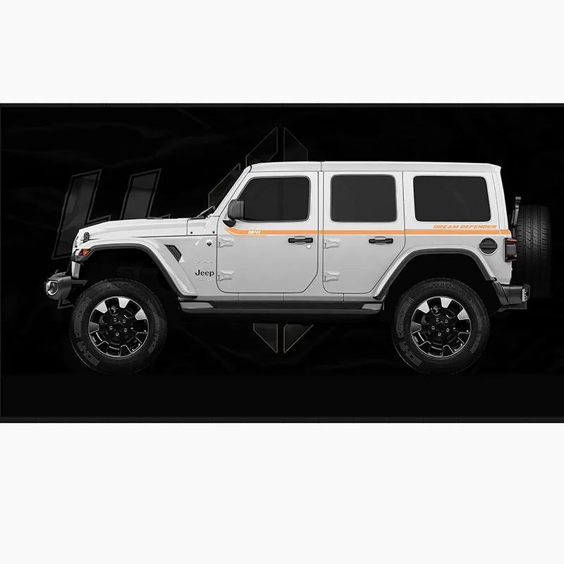 Пара модифицированных 1941 наклеек на дверь и талию для юбки виниловые графические