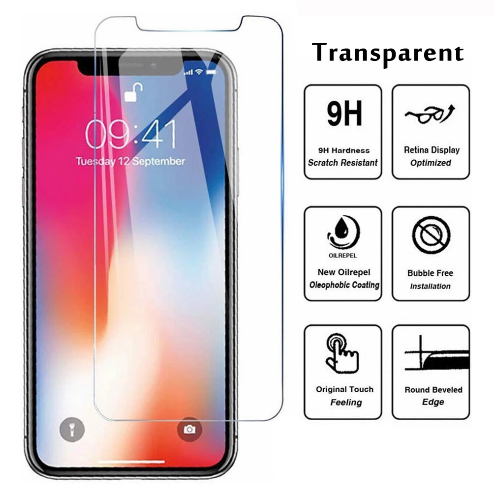 3 шт 0,26 мм закаленное стекло для iPhone 11 Pro X XR 8 7 6 6s стекло протектор экрана для iPhone 11 7 8 Plus XS Max защитное стекло