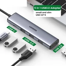 USB HUB Type C to 4 USB 3.0 HUB USB to Type C Adapter 5G For Macbook Pro Air M1 PC Laptop Accessories USB C HUB Splitter