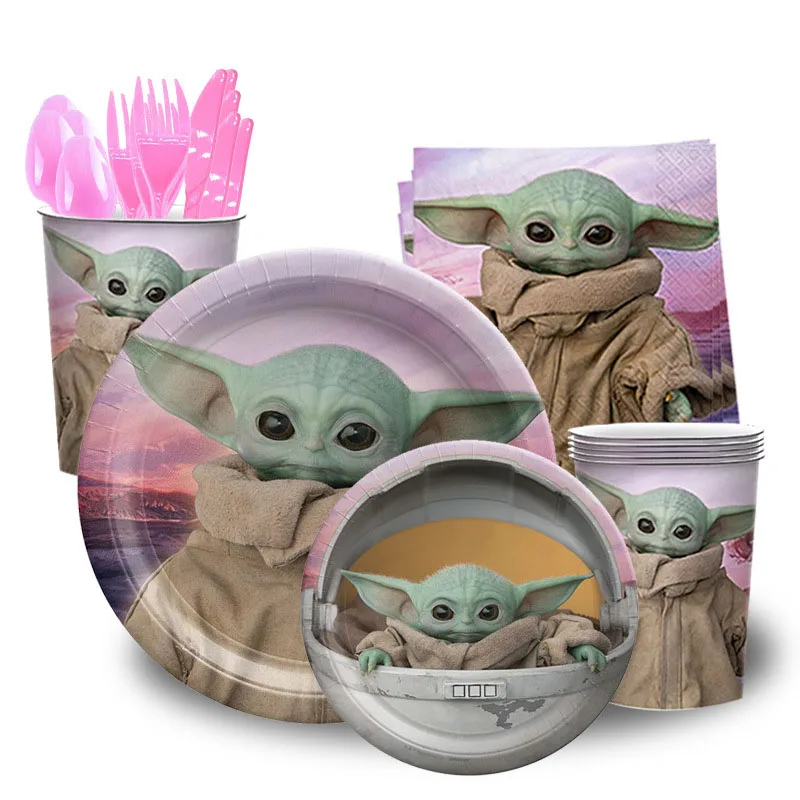 Мандалорианская йода украшения для детской вечевечерние воздушные шарики