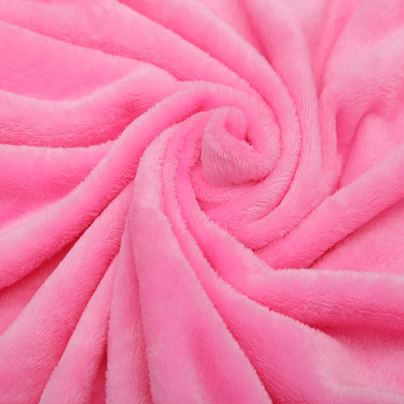 Однотонное фланелевое одеяло s супертеплое и мягкое диванное для кровати накидка