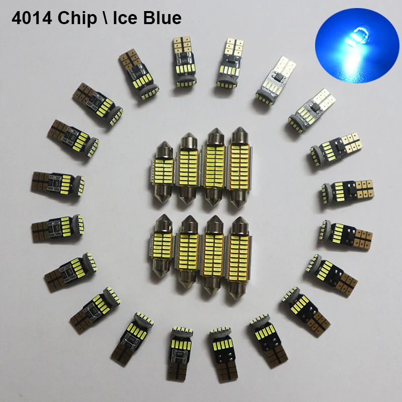 Ice blue 4014 chip ShinMan10x безотказный светодиодный автомобильный светильник, Автомобильный светодиодный светильник для салона автомобиля, светодиодный светильник для Toyota Camry, комплект аксессуаров для интерьера 1992-1996 - Испускаемый цвет: Ice blue 4014 chip