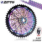 Новая Ультралегкая кассета ZTTO для горного велосипеда, 11 скоростей, 9-50T, кассета ulxd Rainbow 372g, прочная стальная Сверхлегкая кассета 11 s 9-50 k7 9-50