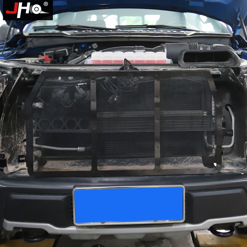 JHO передняя решетка радиатора насекомых чистая Ошибка Дефлектор для- Ford F-150 Raptor пикап аксессуары