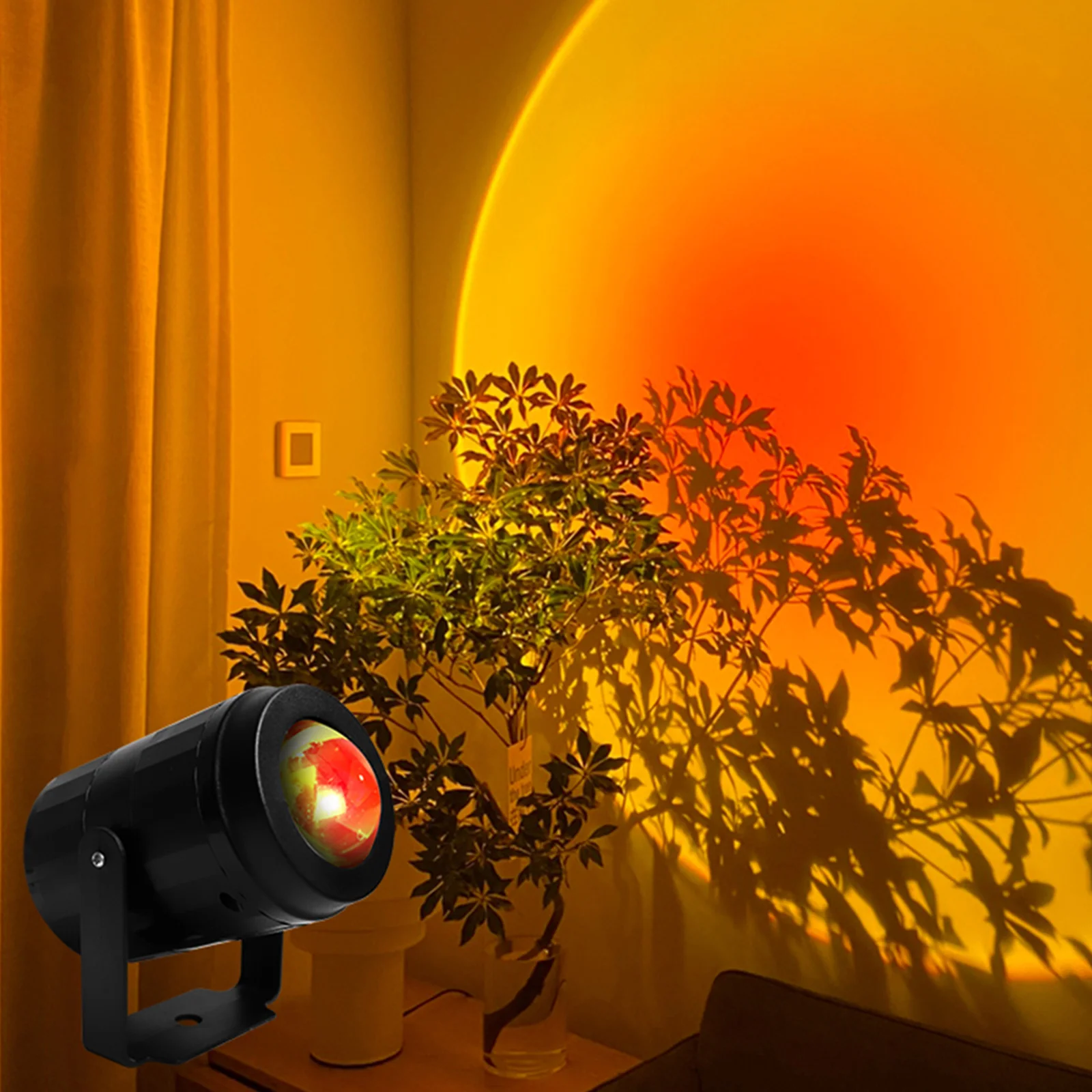 

Романтическую атмосферу проекционная лампа светильник 360 градусов вращение с питанием от USB визуальный настроение лампа для съемки Спальня...