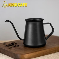 barista 400ml stainless steel handle drip hand made espresso coffee pot drip kettle coffee pot long spout coffee tea pot