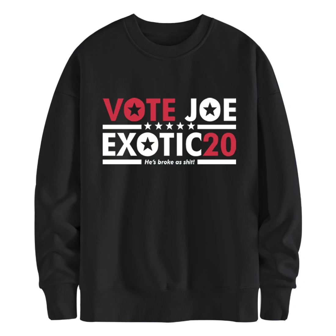 

Vote Joe Exotic Mens Sweatshirts Hoodies Round Neck Top Clothing Male 2020 Printing Pullovers Breathable Moleton Masculino