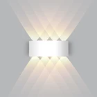 Светодиодный настенный светильник IP65 Открытый водонепроницаемый садовый забор Освещение крыльца светильник на стену для дома Спальня Гостиная Прикроватная тумбочка Лестница для ванной AC86-265 2Вт 4Вт 6Вт 8Вт 12Вт