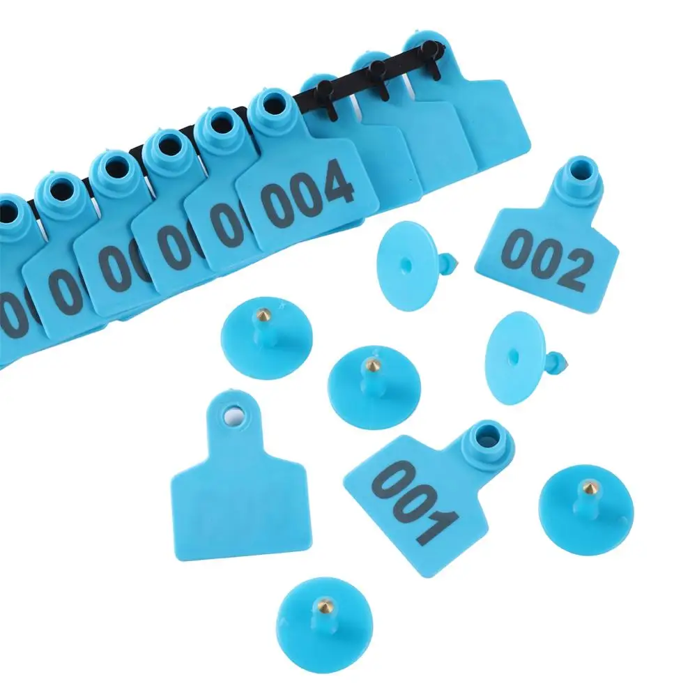 Три варианта цвета лазера со словом свиньи вывески для ушей рогатый скот овцы