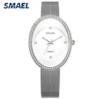2019 Reloj SMAEL модные женские часы Роскошные Стразы из нержавеющей стали Кварцевые женские часы наручные часы Montre Femme