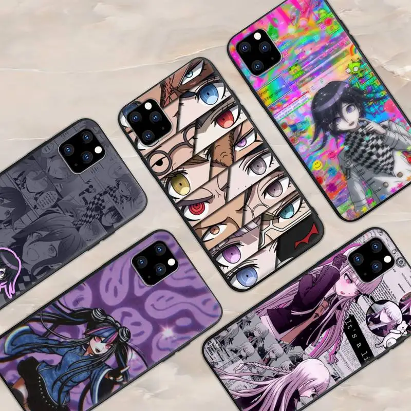 Мультяшный чехол Danganronpa для телефона iphone 12 13 Mini SE 2020 5 5S 6 6S Plus 7 8 X XR XS 11 Pro Max Fundas Coque