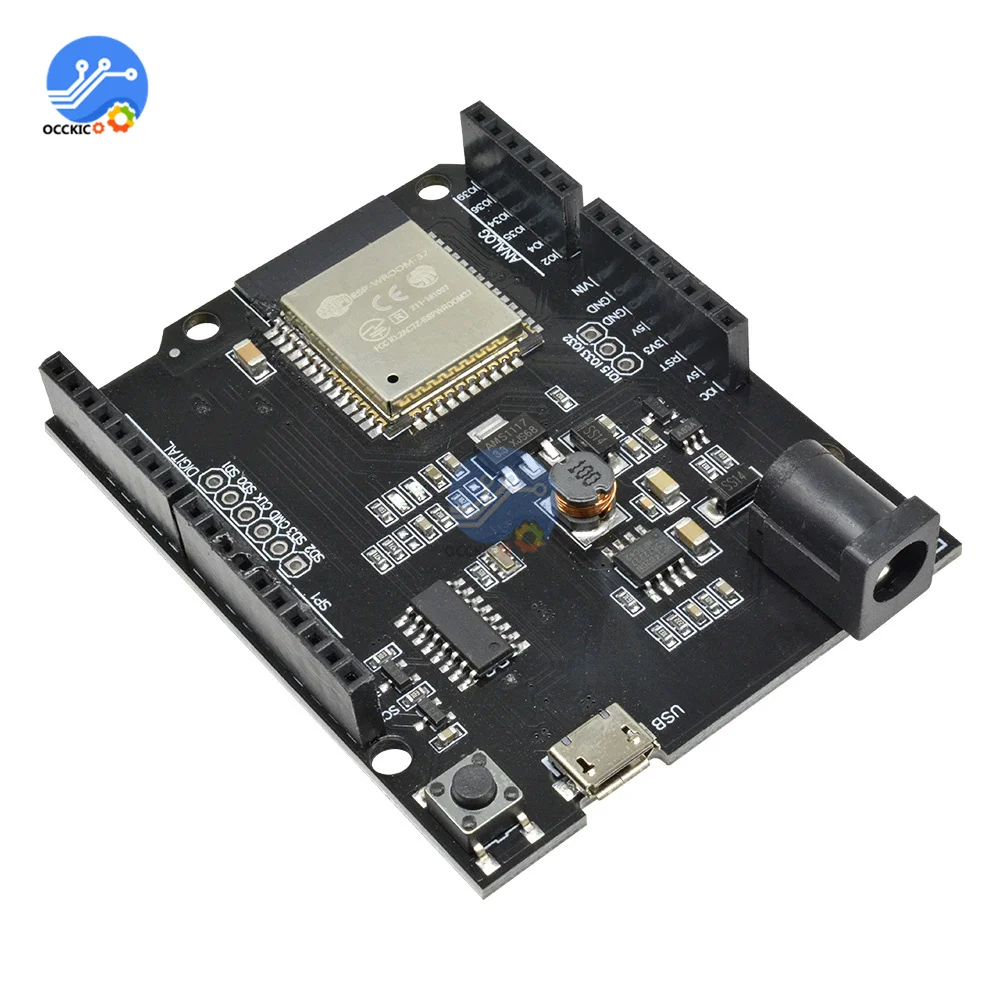 Макетная плата CH340 для Wemos D1 Mini беспроводной модуль R3 R32 ESP32 Wi-Fi Bluetooth 4 Мб памяти |