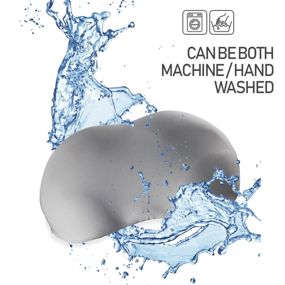 3D подушка привыкание эргономичная моющаяся для шеи путешествий сна с микро