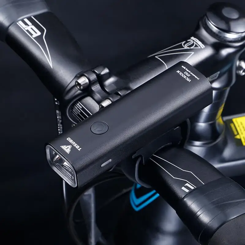 Фонарь велосипедный TOSUOD водонепроницаемый зарядсветильник через