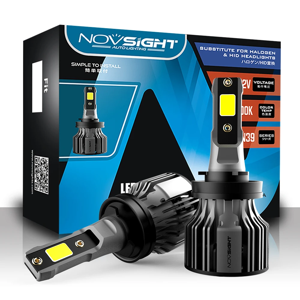 

2pcs Car Headlight LED Headlights 12v 72W 10000LM Auto Light All Aluminum Body Super High Power Super High Brightness Waterproof