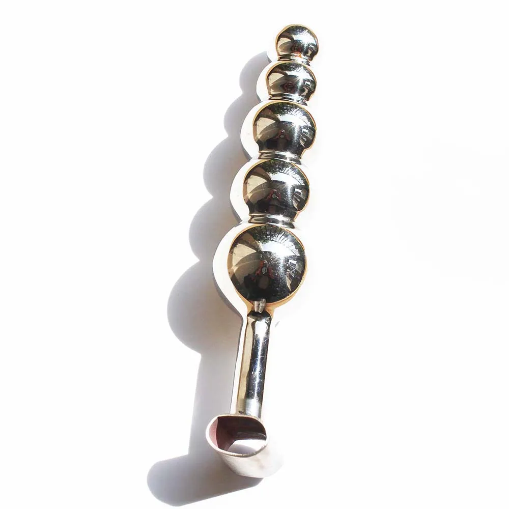 Manyjoy Stainless Steel Anal plug With 4 Balls or 5 Sex Toys For Women Men | Красота и здоровье