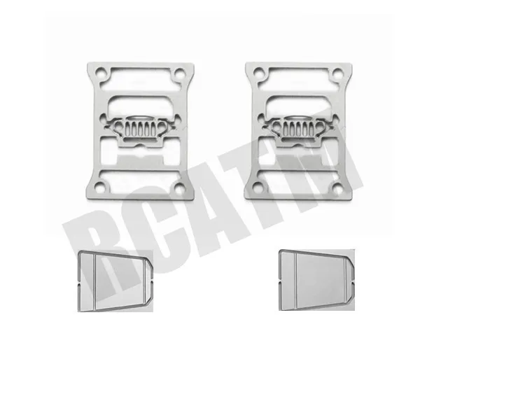 1 пара металлический задний фонарь декоративная крышка для 1/10 RC Гусеничный