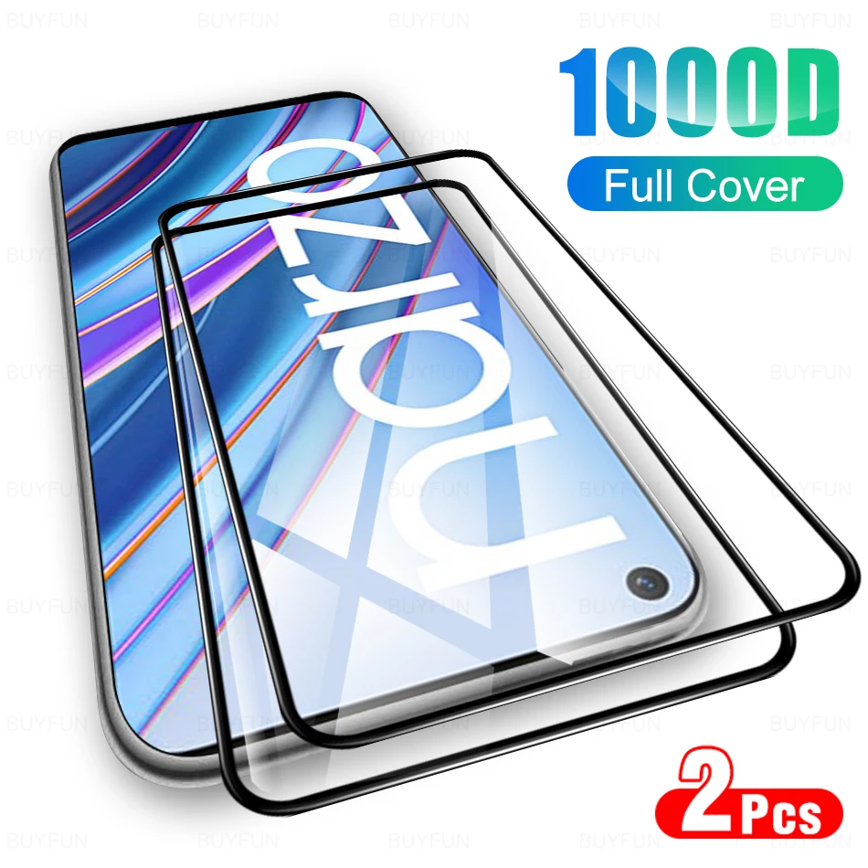 

2Pcs HD Full Cover Protective Tempered Glass Film For Realme Narzo 30 4G Screen Protector Glasses For Realmy Realmi Narzo30 2021