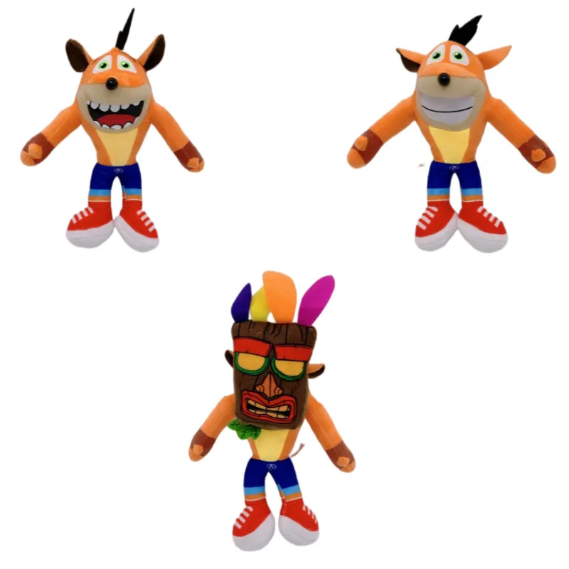 

Cartoon Crash Bandicoot Plush Toy Stuffed Animal Child Baby Girl Birthday Gift