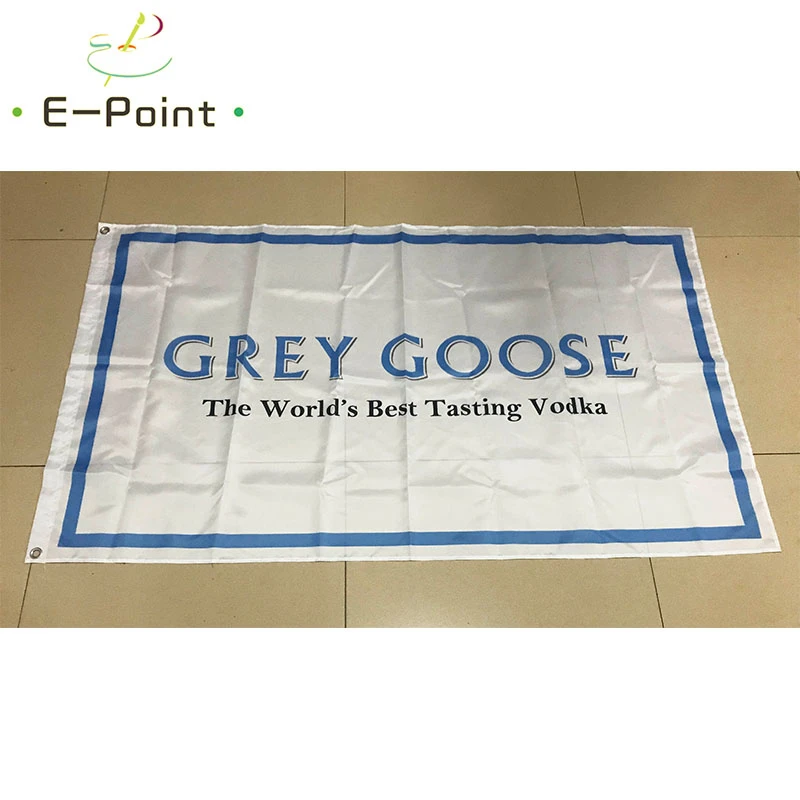 Grey Goose Vodka Flag 2ft*3ft (60*90cm) 3ft*5ft (90*150cm) Size Christmas Decorations for Home Flag Banner Gifts