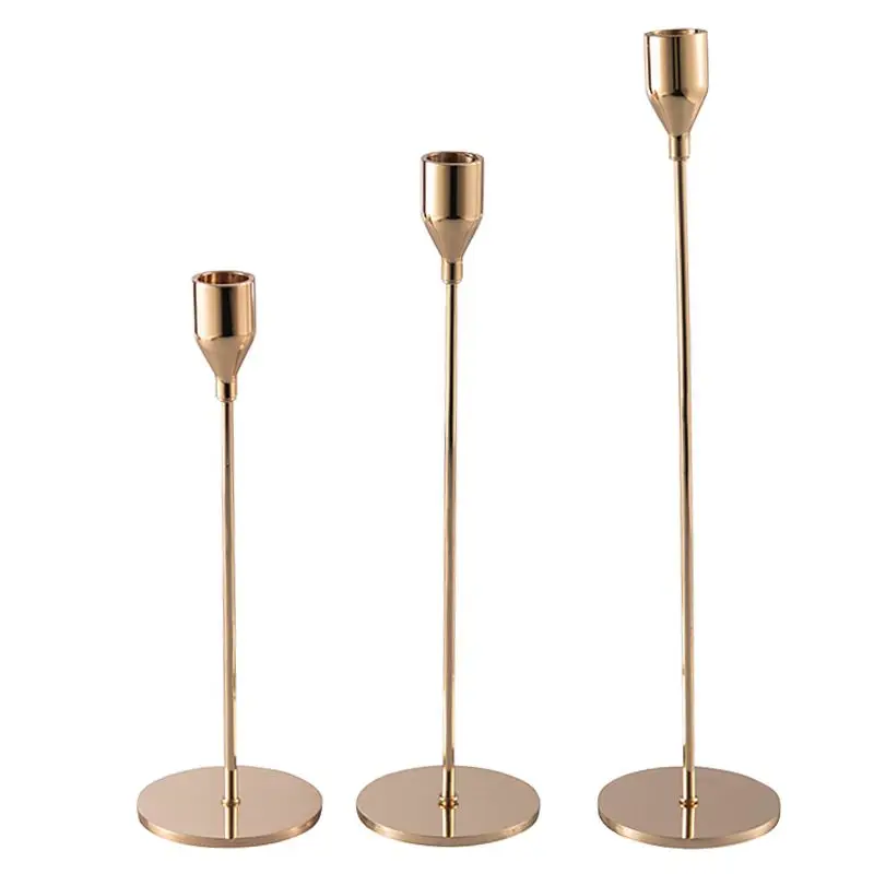 Модные свадьбы обеденный стол подсвечники домашний декоративный столик