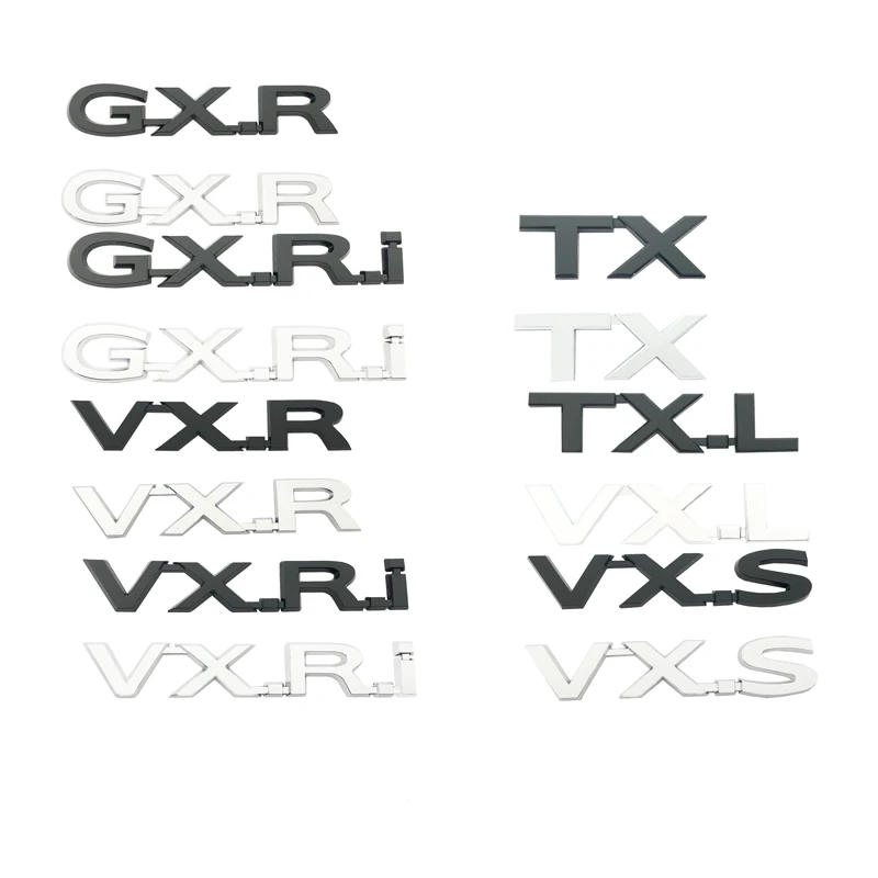 3d-мерцание бокового крыла багажника GXR GXRi VXS VXR VXRi TX TXL Эмблема для Toyota Prado Land Cruiser SUV