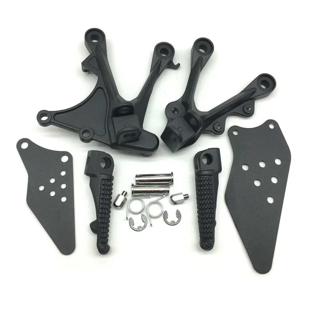 

Левая + правая передняя подставка для ног подножки для Honda CBR600RR F5 03-06 04 05 2003-2006
