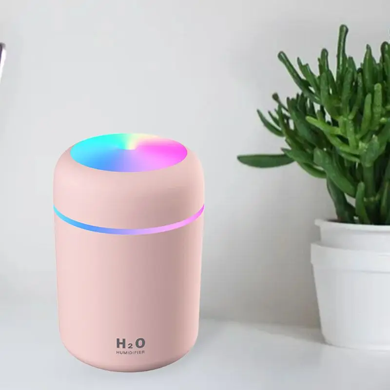 

Portable Mini USB with Colorful Night Light Air Humidifier Ultrasonic Diffuser