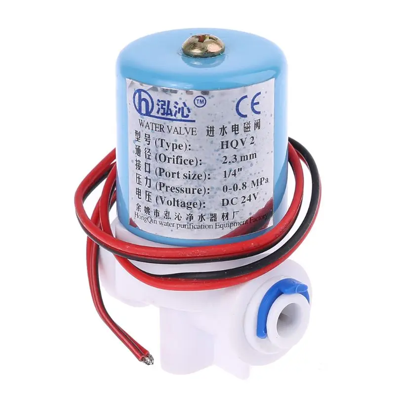 G1/" Соленоидный клапан пластиковый нормально закрытый 2 способ 12 В DC 0-120PSI 0-0.8MPa комплект F1FC