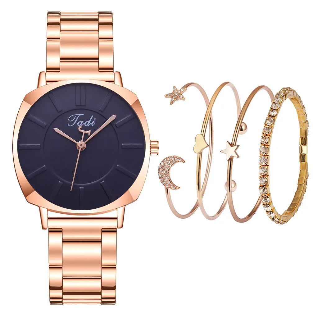 Reloj Mujer женские часы-браслет часы блестящие повседневные кварцевые из