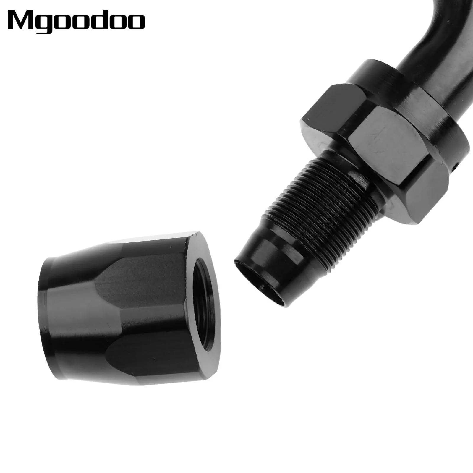 

10AN AN10 Swivel Seal Fitting Black Oil Cooler Aluminum 90 Degree Swivel Oil Fuel Fitting Adaptor High Quality Reusable Hose End
