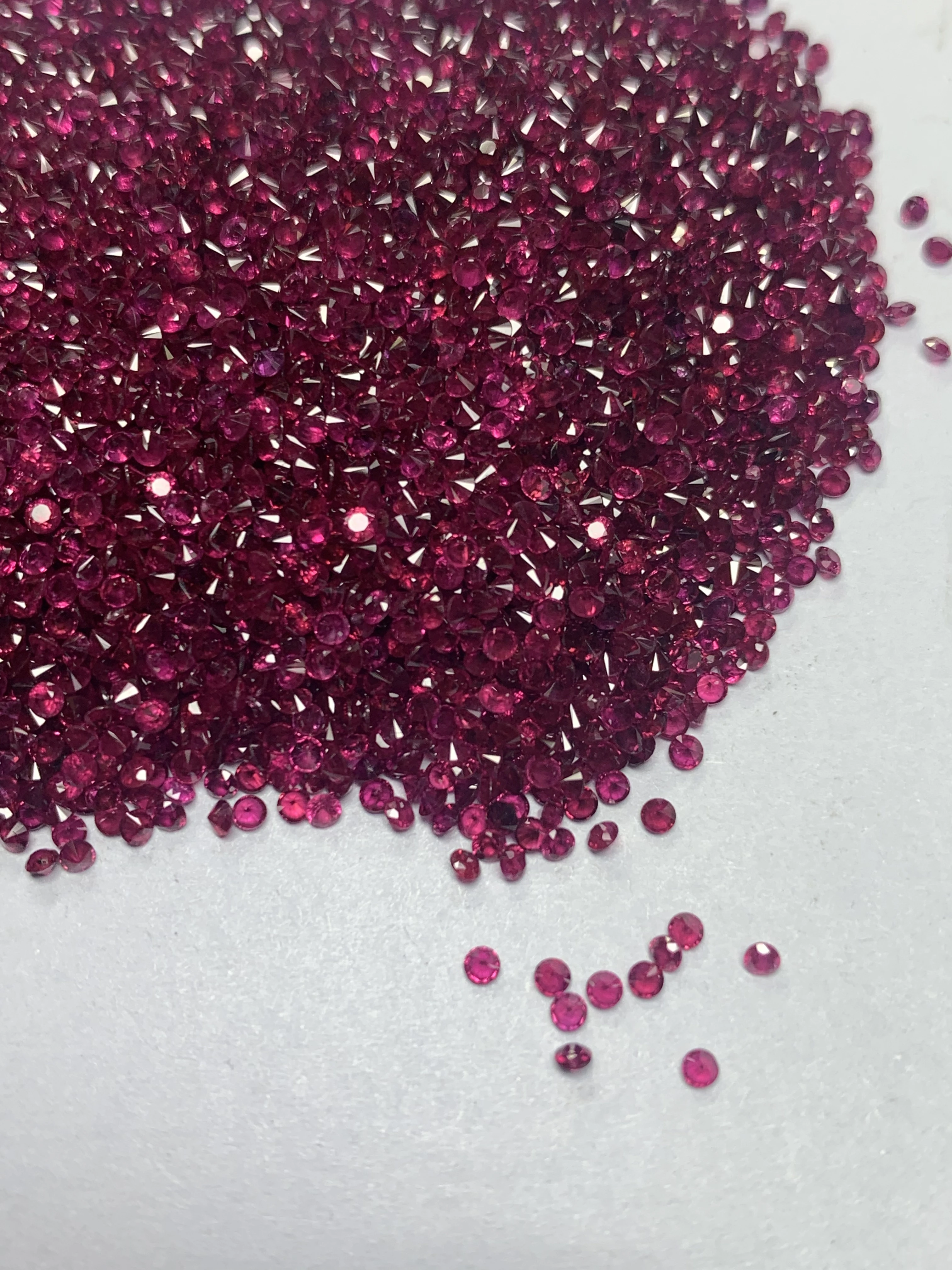 

Round 0.80-2.0mm Natural Ruby High Quality Gemstone