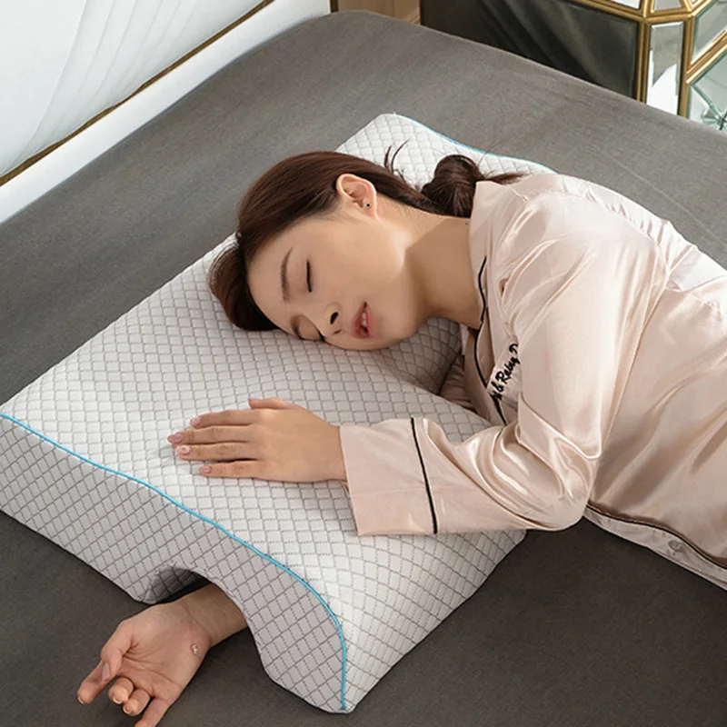 Couples Pillow Arched Cuddle with Slow Rebound Memory Foam for Arm Rest Hand TUE88 | Дом и сад