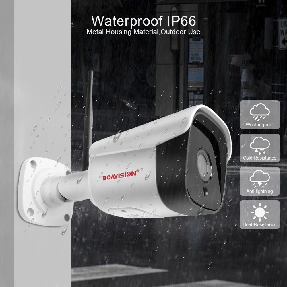 HD 5MP 1080P IP Wifi камера Bullet беспроводная камера безопасности Onvif наружная двухсторонняя аудио камера ночного видения 20 м TF слот для карт CamHi
