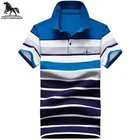 Рубашка поло для мужчин новые летние высокого качества Мужская футболка с короткими рукавами, строчкой по краю и отворотом вышивка Молодежная деловая Повседневная рубашка поло M-4XL 8017