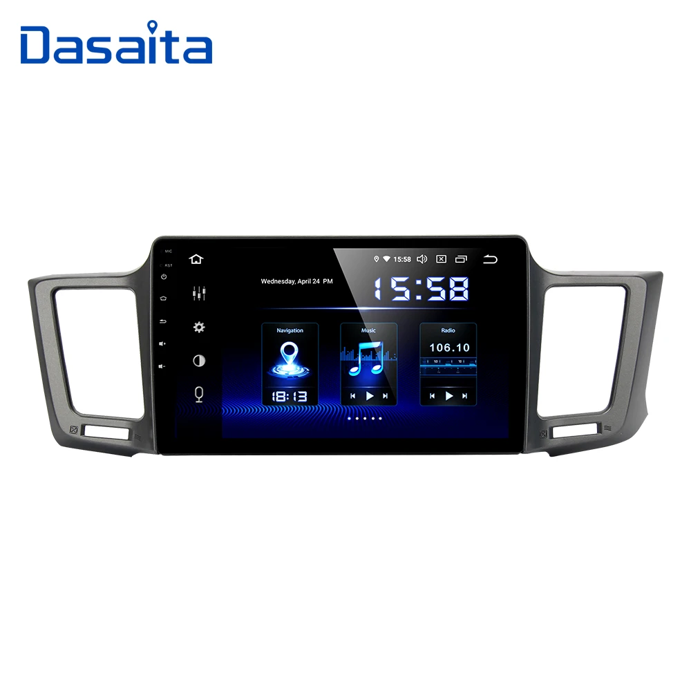 10," ips 1 Din Android 9,0 мультимедийный автомобильный радиоприемник для Toyota RAV4 USB 4 Гб ram MAX6 gps Bluetooth