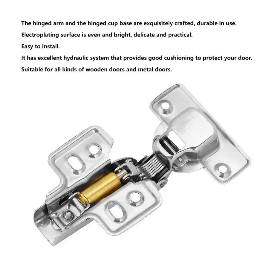 Стальная гидравлическая дверная петля демпфер мягкий буфер закрытый шкаф
