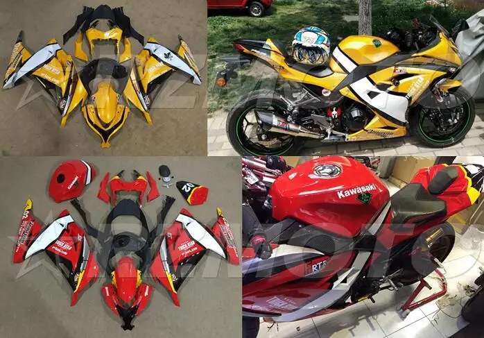 Мотоциклетный обтекатель abs, пригодный для kawasaki Ninja ZX6R 636 2009 2010 2011 2012 корпусные детали пресс-форм ACEKITS Магазин № 0174