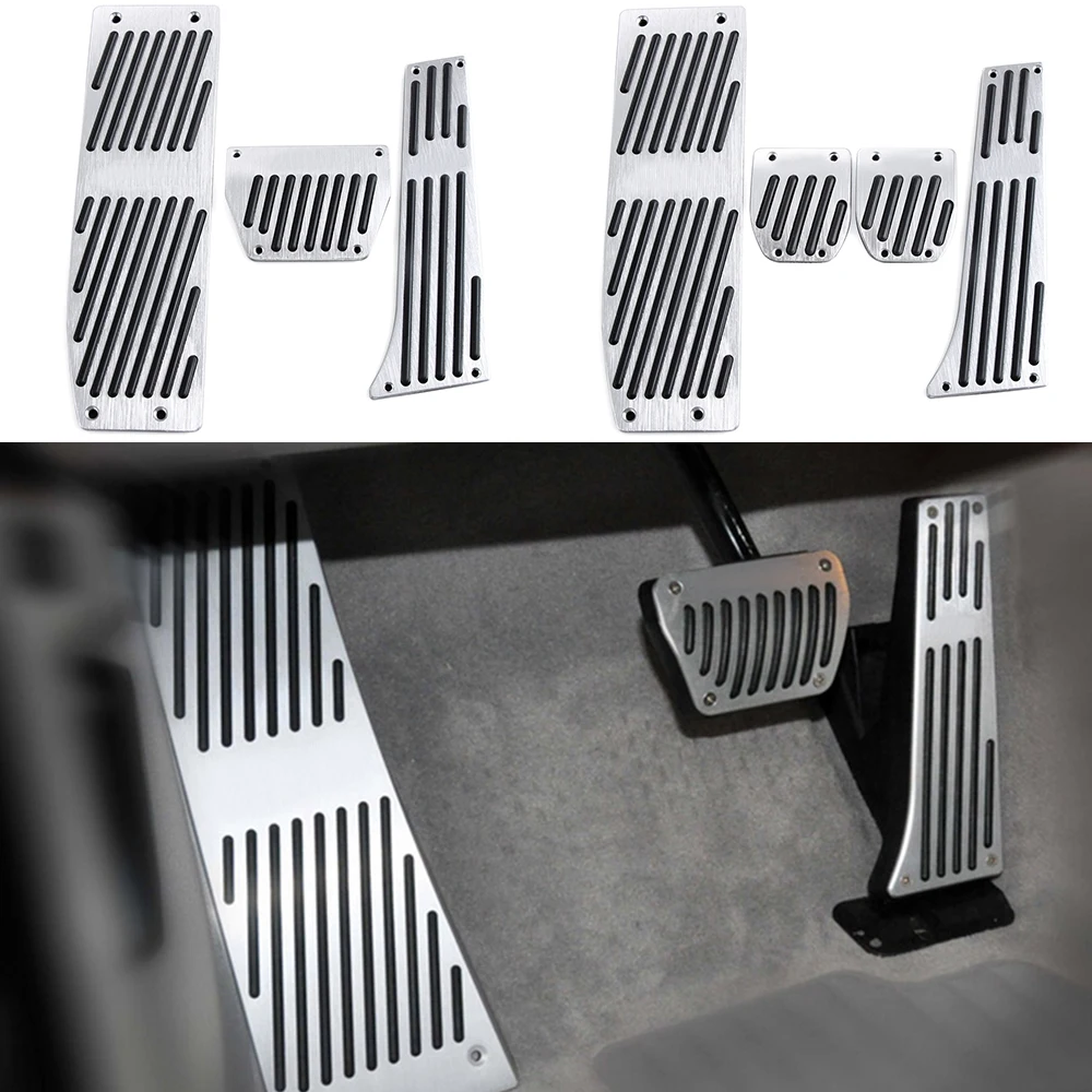 Модные Серебристые/черные автомобильные педали из алюминиевого сплава для BMW X1 M3