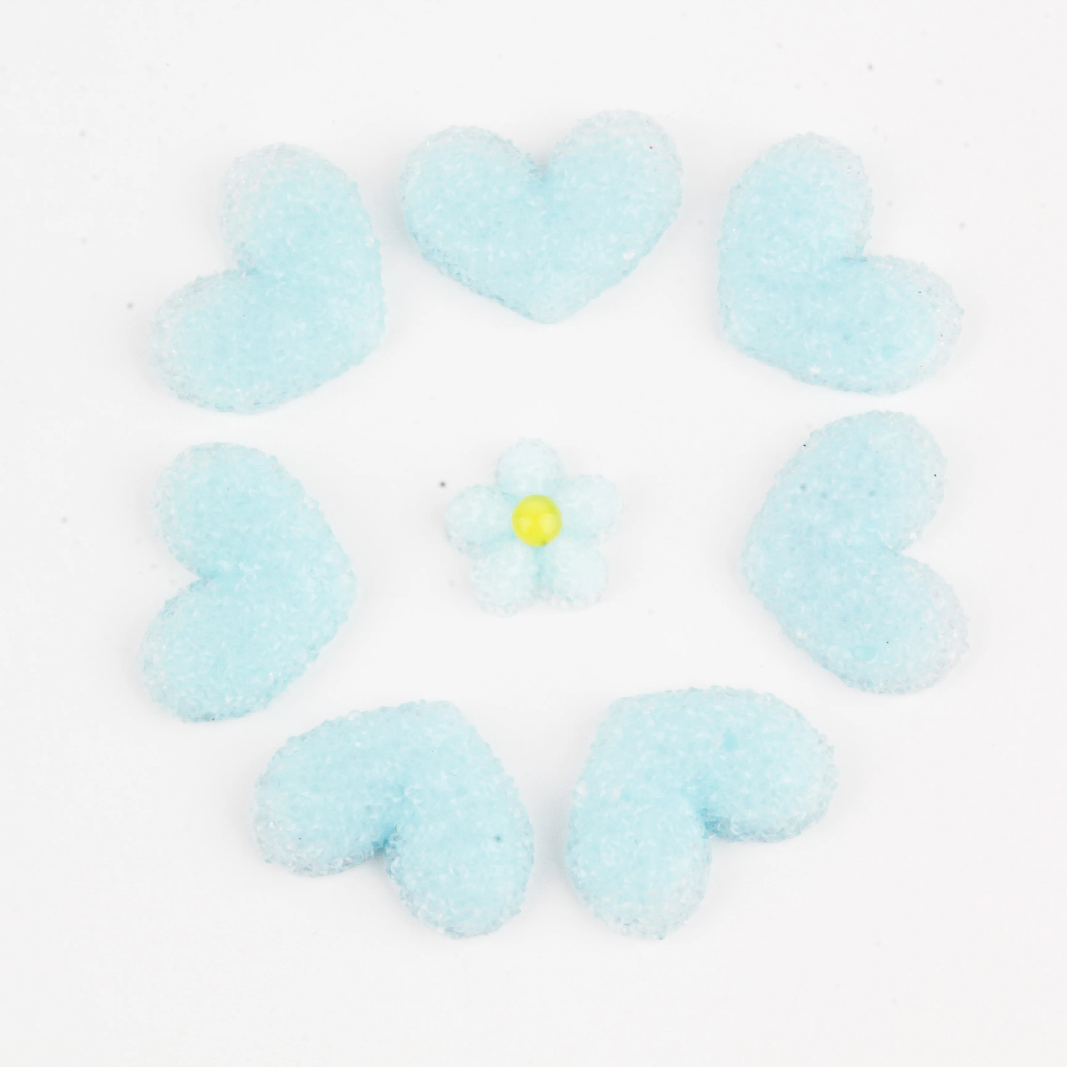 5 шт. однотонные Цветы DIY несколько плюшевые брелки для ключей простые любовь