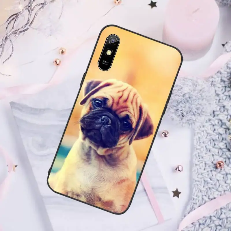 

Pug French Bulldog Phone Case For Xiaomi Mi Redmi Note 7 8 9 pro 8T 9T 9S 9A 10 Lite pro
