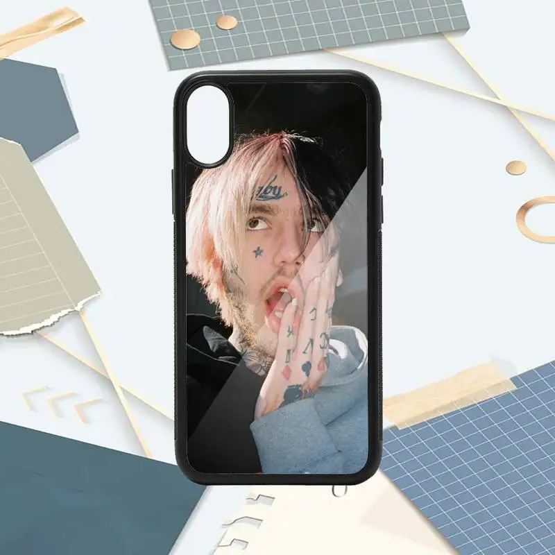 

Lil Peep Rapper high quality fashion Phone Case PC for iPhone 11 12 pro XS MAX 8 7 6 6S Plus X 5S SE 2020 XR