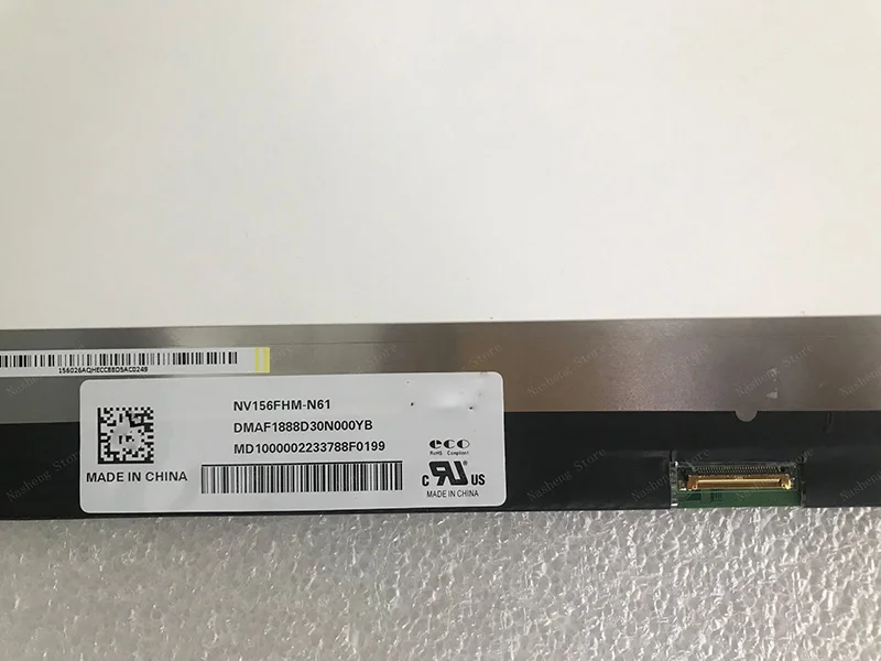 

New Original spot NV156FHM-N61 72% NTSC IPS Screen Matte LCD for Laptop 15.6 FHD 1920X1080 LED Display NV156FHM N61 EDP 30Pins